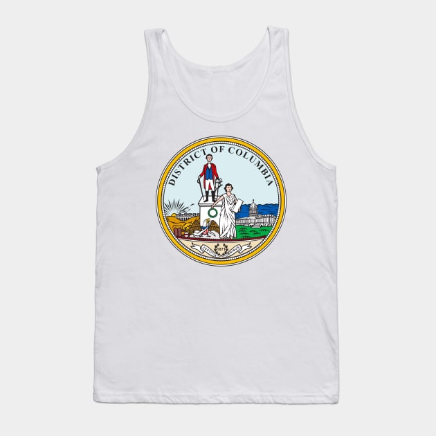 Washington DC Seal Decal Tank Top by zsonn